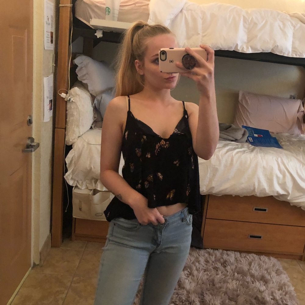 Butterfly Flowy Tank